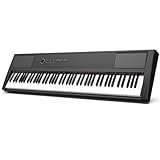 Elektronisches Klavier 88 Tasten Digitaltastatur Halbgewichtetes Klavier Mit Pedalen Und Eingebauten Lautsprechern