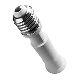 UKCOCO Lampenadapter Anschlüsse Außenleuchte mit Steckdose Glühbirnen für Lampen Lichter LED Lampenfassung Verlängerung Teleskopische Lampenfassung leichte Basis e27 fassung Plastik Weiß