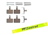 2X Shimano B03S Bremsbeläge Resin Nachfolger der B01S für hydraulische Scheibenbremsen inkl. MSZweirad Reflexband