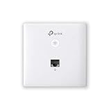 TP-Link EAP230-Wall Wi-Fi 6 Access Point zur Wandmontage, WLAN-Geschwindigkeit bis zu 1167 Mbit/s, Gigabit-Port, Omada SDN, zentrale Verwaltung, einfache Installation, Elegantes Design