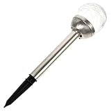 BESPORTBLE LED -Glasball -Lichtlicht led-light zaunbeleuchtung solarlampe für Garten Crack Ball Light LED-Bodenbeleuchtung Gras solarleuchten für außen Rasenlichter Solarlampen für draußen