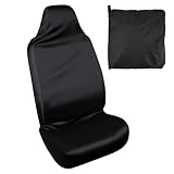 Xyvor Schonbezug Autositz Vorne 138x56 cm, Autositzschoner Vordersitz Universell Kompatibel, Sitzschoner Auto Vordersitze, Wasserdicht Staubdicht, für Werkstatt Sport Kinder Haustiere (Schwarz)