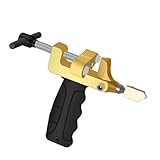Alipis 1 Satz Schneidemesser schälen Kachel-Tool Fliesen Porzellan Werkzeug spitzmaschine kantenschleifmaschine glasbrecher manuelle Anreißrolle Glasschneider für Zuhause Legierung Black