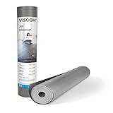 Trittschalldämmung für Klick Vinyl, Laminat & Parkett - 12,5m² bis 15m² Rolle - reduziert Lärm, schützt vor Feuchtigkeit - Einfache Verlegung -2 mm Unterlage für Parkett/Laminat/Designboden