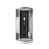 Home Deluxe - Komplettdusche BLACK PEARL - Maße 100 x 100 cm, inkl. Regendusche, Radio und Zubehör I Duschtempel Fertigdusche, Dusche, Duschtempel