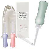 500ml Po Dusche mit Reiseetui, Einziehbare Portable Bidet für Reisen und Zuhause - Ersetzt Feuchttücher, spart Toilettenpapier, Hygienische Intimdusche Podusche für Frau Wochenbett (500ml-Grün)