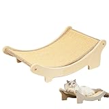 Kratzmatte für Katzen, Krallenschleifen, verschleißfeste Kätzchen-Lounge-Matte, Möbelschutz, Katzenkratzbett, Hängematte für Welpen, Haustiere