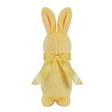 HEEZOU Stehendes Kaninchen Plüsch Ornament Fröhliches Kaninchen Tischdekoration Stofftier Puppen Für Innendekoration 17 8 cm