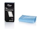 Hagerty Silver Duster Silberputztuch mit Anlaufschutz 55x35 cm I Imprägniertes Baumwoll-Silber-Poliertuch I Effizientes Reinigungstuch für versilberte und versilberte Metallvasen Rahmen etc