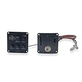 Nsssunnre Akustikgitarren-Tonabnehmer ISYS+ EQ Preamp-System für Akustikgitarrenverstärker, Einstellbarer Sound, Gitarrenzubehör
