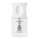 alessandro Top Coat - Überlack mit brillantem Hochglanz-Finish - Langanhaltend & schnelltrocknend - Verlängert Haltbarkeit von Nagellack - Ohne UV-Lampe - Für alle Nageltypen - Vegan - 10ml