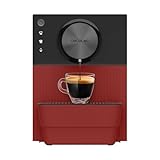 Cecotec Kompakte Kaffeevollautomat Cremmaet Cube Red. 1350 W, Professionelle Leistung, Presssystem, Vorinfusion, 19 Bar, Thermoblock-System, 5 Mahlgradeinstellungen, Touch-Steuerung