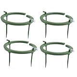 NATHA 4 Set Wasserringe, 5 B, 3 Beinstützen, Tropfstrahler, Tropfring mit Integriertem 1/8 Einlaufstutzen mit Widerhaken, 3 Abnehmbare Einsätze