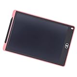 Kinder-Grafiktablett 12 Zoll LCD Tafel ohne Strahlung Batterie 40mAh großer Bildschirm mit Graphit Feder Pink