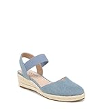 LifeStride Damen Kimmie Wedge Espadrilles Sandalen, denim, 39 EU
