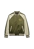 Superdry Herren Bestickte Souvenir-Bomberjacke Olivgrün Nacht S
