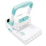 Craftelier - Mini Minty Duo bindemaschine | Bindegerät Kompatibel spiralbindung - und Ringbindungen bis zu 1“ Durchmesser und Scheibenbindungen | Größe 23,5 x 16 x 21 cm