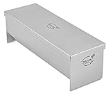 Staedter - 622074 Profi Pasteten- und Terrinenform halbrund mit Deckel - 23 x 7,5 x 7,5 cm - Edelstahl rostfrei