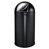 EKO Pushcan 40 L, matt schwarz