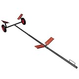 yorten Bootstrailer Abnehmbar bis max 160 kg, 320 x 104 x 51 cm (LxBxH) für Schlauchboote Angelboote