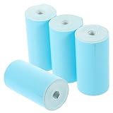 DOITOOL 4 Rollen Thermopapier Nachfüllung bis Konstruktionspapier Etikett UPS druckerpapier einschlagpapier durckerpapier bonrolle farblaserdrucker Quittungspapier Thermodruckpapier Blue