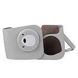Hemobllo 1Stk Kamera Aufbewahrungstasche Kameraschutz sofortig Tasche für Sofortbildkameras umhängebeutel schulterbeutel Camera Bag gehäuse Kameratasche für Mini 11 Hülle für Mini 9 Pu Grey