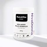NivaDonna® aus dem Hause NutraVibe – Kollagen-Komplex für Frauen ab 40 · Typ I, II & III · Mit Hyaluronsäure, Vitaminen, Antioxidativen Açaí & Probiotika · Laborgeprüft