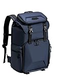 GIYXHU Kameratasche Wasserdichter Kamerarucksack mit großer Kapazität, 15,6-Zoll-Laptoptasche for die Reise, Kameratasche mit Regenschutz(Blue)