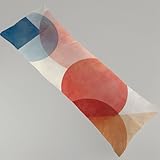 Seitenschläferkissen Bezug 180 x 60 cm Abstrakt Kissenbezug Grafik Schwangerschafts Kissen, Leinen Kopfkissenbezug Verdecktem Zip Lang Pillow Case Atmungsaktiv Weich Seitenschläfer Body Pillow Y4-32