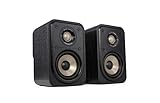 Polk Audio Signature Elite ES10 hochauflösende Surroundlautsprecher fürs Heimkino, Stereo Lautsprecher, Satelliten-Lautsprecher, HiFi, Hi-Res Zertifiziert, kompatibel mit Dolby Atmos und DTS:X (Paar)