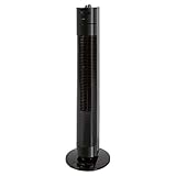 Clatronic Ventilator mit Schwenkfunktion - Standventilator m. Timer - Turmventilator 3 Stufen - Fan - Ventilator leise 78cm - Standventilator sehr leise - Turmventilator sehr leise - TVL 3770 schwarz