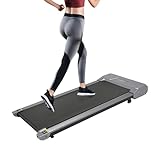 Elektrisches Laufband für Zuhause 1-6km/h Elektrisches Walking Pad mit LED Anzeige & Fernbedienung Laufbänder Kleine Größe Schreibtisch Laufband 125 * 50cm