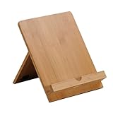 KESPER 58016 Tablet- und Kochbuchständer aus FSC-zertifiziertem Bambus/Kochbuchhalter