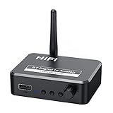Aflytep HD Bluetooth 5.2 Audio Receiver HiFi Stereo Musik CD-QualitäT Sound 3,5 Mm AUX Koaxial-Glasfaser-Wirelss-Adapter