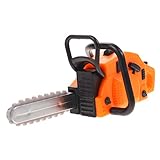 TOYANDONA Miniatur Kettensäge Modell Miniatur Kettensägenmodell Realistisches Mini Kettensägenspielzeug Simuliertes Puppenhaus Kettensägenspielzeug für Kinder Orange