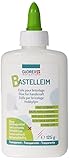 Glorex 6 8090 811 - Universal Bastelleim, Alleskleber, Flasche mit 125 g, ohne Lösungsmittel, auswaschbar, transparent trocknend, für alle gebräuchlichen Materialien