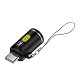 Fegtrtyoa Mini-LED-Taschenlampen für Camping und Wandern 55KC Tragbare Mini Type C Taschenlampe mit Hoher Helligkeit und Kleinem LED-Licht