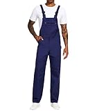 WORK IDEA Arbeits-Latzhose für Männer Multi Pocket Technology Herren Arbeitslatzhose