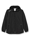 uhlsport Kinder Essential Regenjacke, Schwarz/Weiß, 152