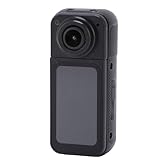 Luocute Daumenkamera, 2,7K 180°-Objektivwinkel, IPS-HD-Display, Tragbare Vlogging-Kamera, Magnetisch Tragbare Helmkamera Zum Radfahren mit 170°-Weitwinkelobjektiv und 100 Minuten (Black)