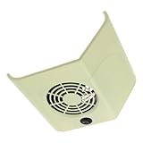 MUCKLILY Kleiner Nagelstaubsauger Tragbar aus Kunststoff mit Staubabsaugung Leise für Nagelstudio und Maniküre