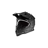 O'NEAL | Motocross-Helm | MX Enduro Motorrad | ABS-Schale, , Lüftungsöffnungen für optimale Belüftung & Kühlung | 2SRS Helmet Flat | Erwachsene | Schwarz | Größe M
