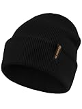 Glooarm Baby Mütze Baby Wintermütze Baby Mütze für Jungen Mädchen 0-6 Jahre, Schwarz , 6-36 mesi