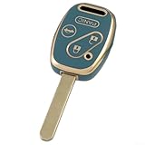 Schlüsselanhänger-Abdeckung für Honda, Accord, Civic, Piloten, nicht störendes Design mit vollständigem Schutz, Grau / Gold