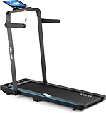 Gymtek XT560 Walking Pad, Laufband für Zuhause, Laufband Klappbar, Walking Pad 120 kg, Laufband 12 km/h, Laufband für Zuhause mit Steigung, Walking Pad Leise, Mini Laufband