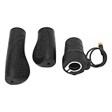 192x Elektrofahrrad Halbverdrehung Gas Verhinderung von Schlupf Gummi Universal Elektrofahrrad Halbverdrehung Griff Griff (Wasserdichtes Stecker)