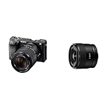 Sony Alpha 6400 APS-C Spiegellose Kamera mit 18-135mm Objektiv (Schneller 0,02s Autofokus mit Augenerkennung, 4K-Video und neigbares Display für Vlogging) + 11F18