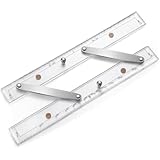 NOUVARis Marine-Parallellineal mit Klaren Skalen, 12, Parallellineal, Navigationswerkzeuge für die Navigationszeichnung Von Booten und Schiffen