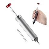 Entlötpumpe, Entlötwerkzeug, Superabsaugung Lötsauger, lötsauger vakuum Lötentferner Werkzeug, Auslöten entlöten vakuum, mit 1 Silikondüsen Entlötsaugpumpe (150mm)