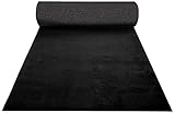 Floordirekt Autoteppich M Kofferraummatte | Innenraumverkleidung für Auto Restauration & Instandhaltung aus hochwertiger Velours-Oberfläche | Meterware Kofferraum Schutzmatte 4mm Schwarz 100 x 150 cm